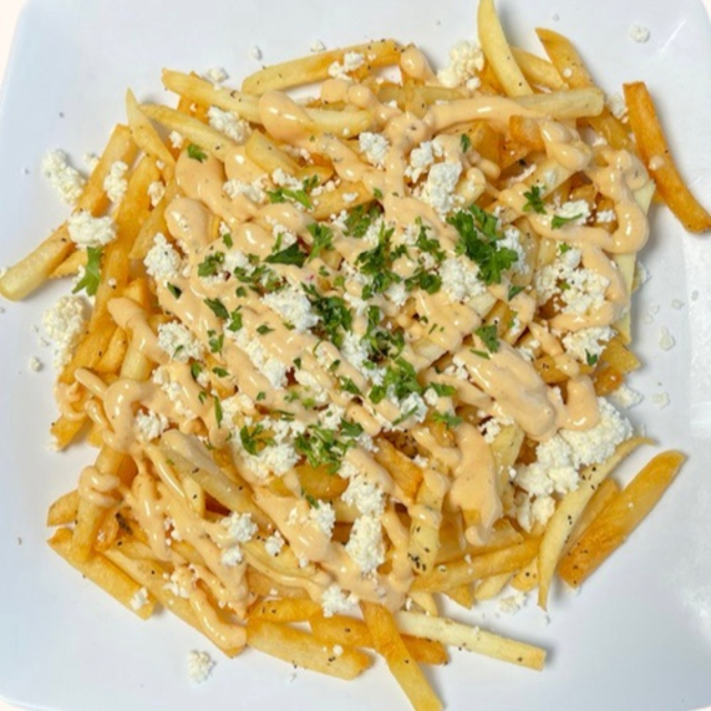 FETA CHEESE FRIES.