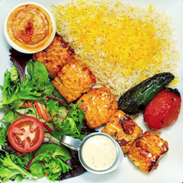 GRILLED SALMON.